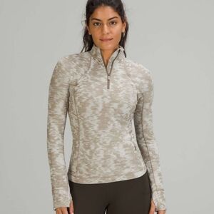 Lululemon Its Rulu Run Half-Zip - Data Rush Colour - Size 4